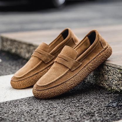 Men's Trendy Fashion Suede Genuine Leather Casual Shoes