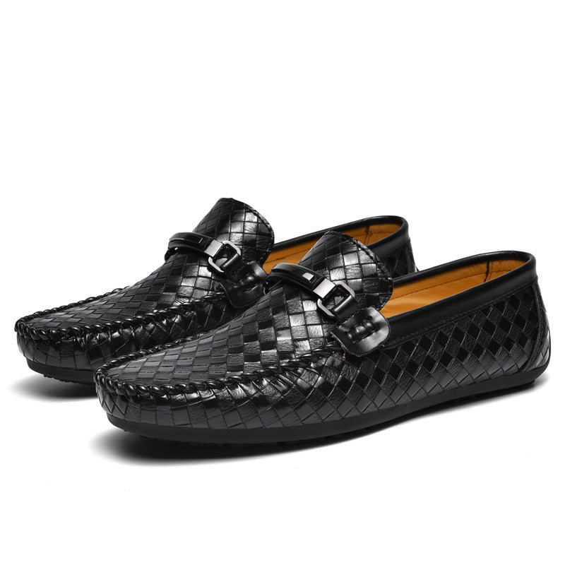 Slip-on Casual Leather Shoes /Plus Size