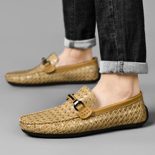 Slip-on Casual Leather Shoes /Plus Size